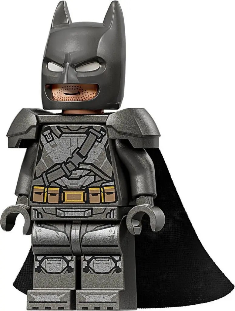 Miniature Batman toy with detailed suit