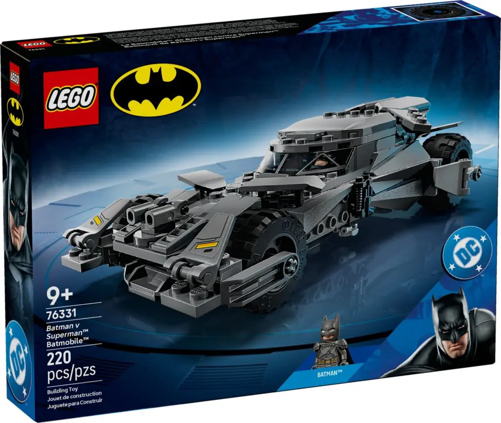 Batmobile LEGO set for kids