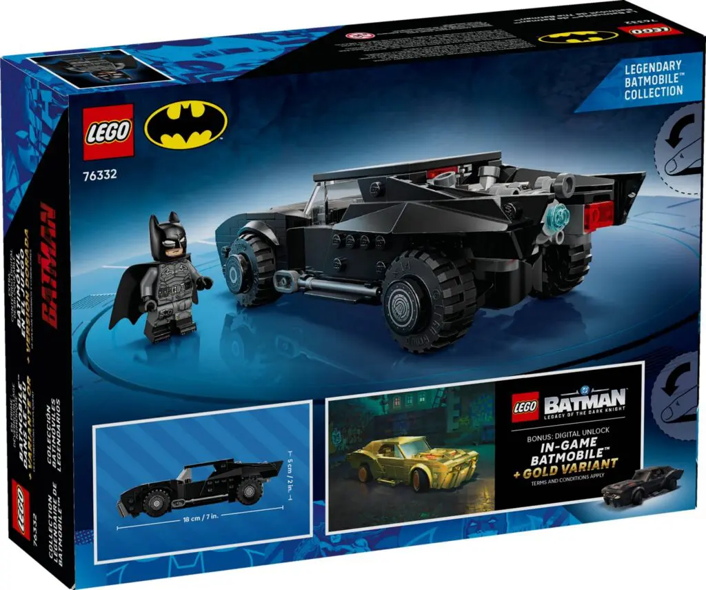 Batman LEGO set with Batmobile