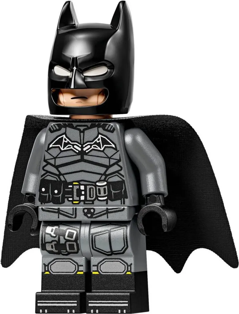 LEGO figure dressed as Batman