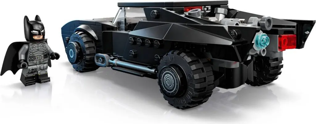 Batman Lego figure with Batmobile toy