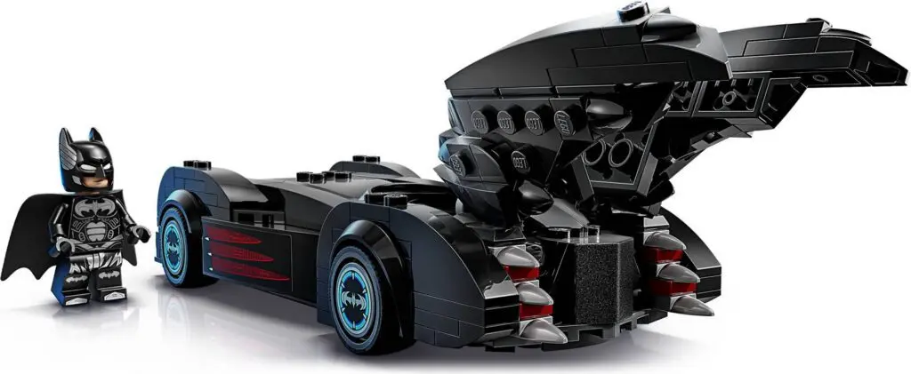 Lego Batmobile with Batman minifigure