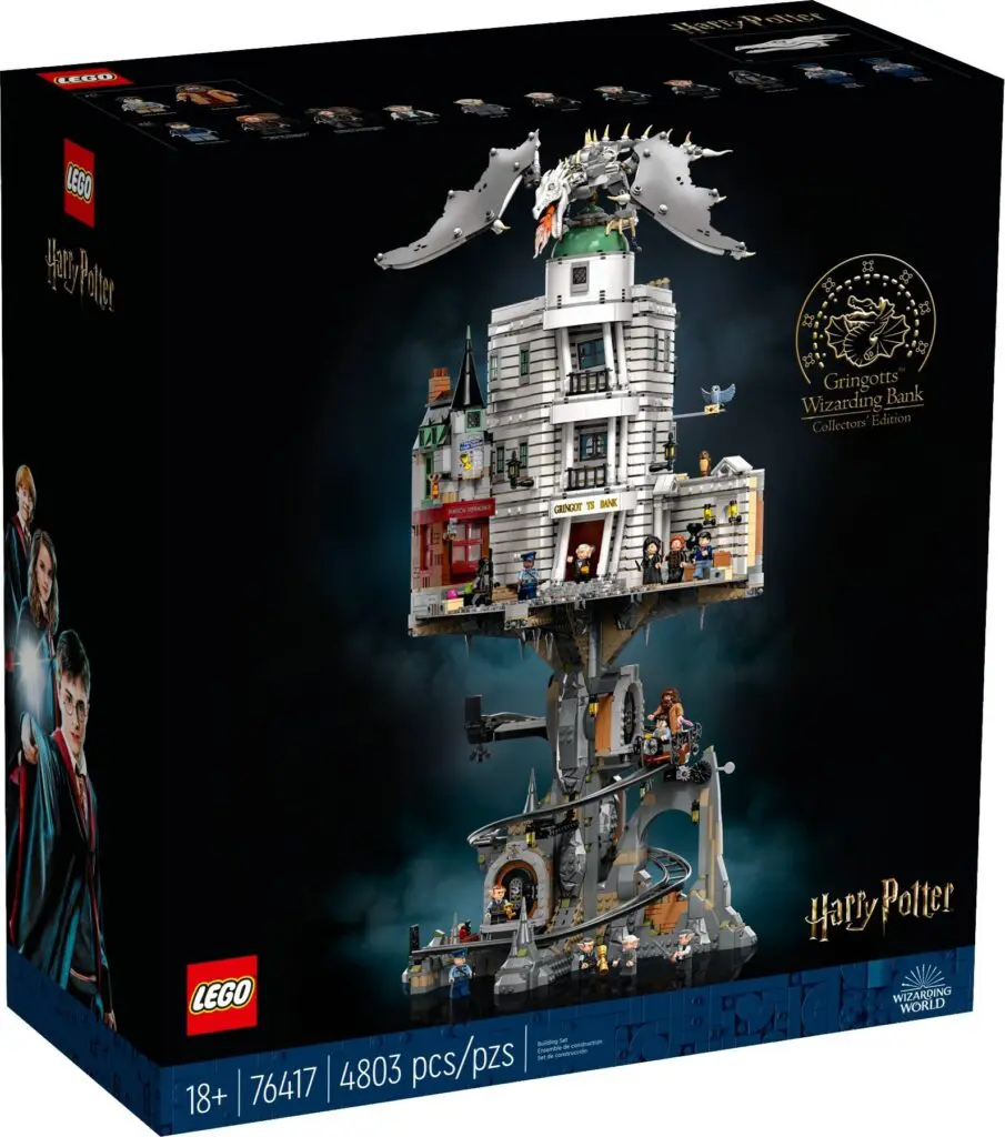 Gringotts Wizarding Bank LEGO display