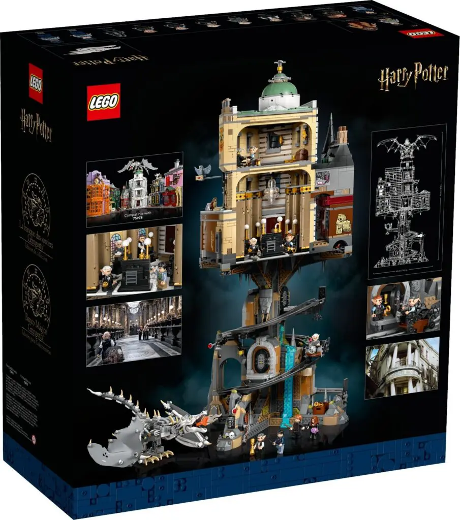 LEGO set featuring magical scenes and characters