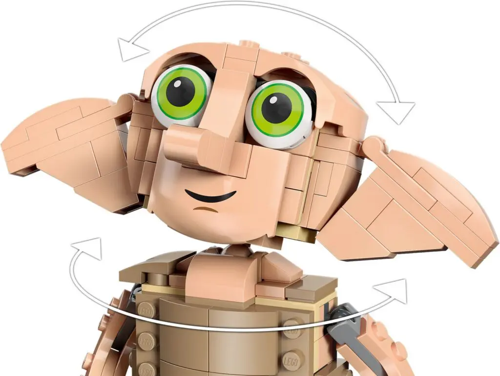 LEGO creature with large ears and eyes