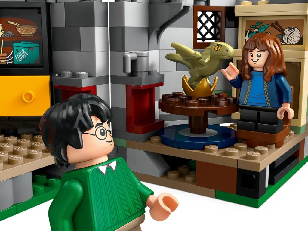 Toy characters with a mystical creature