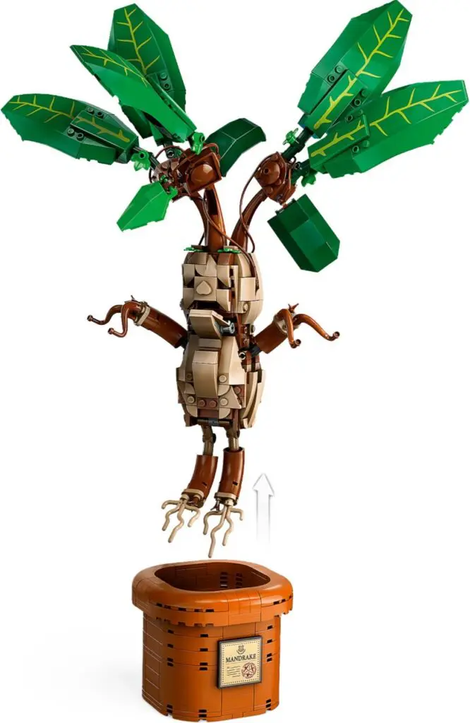 LEGO tree creature in a pot