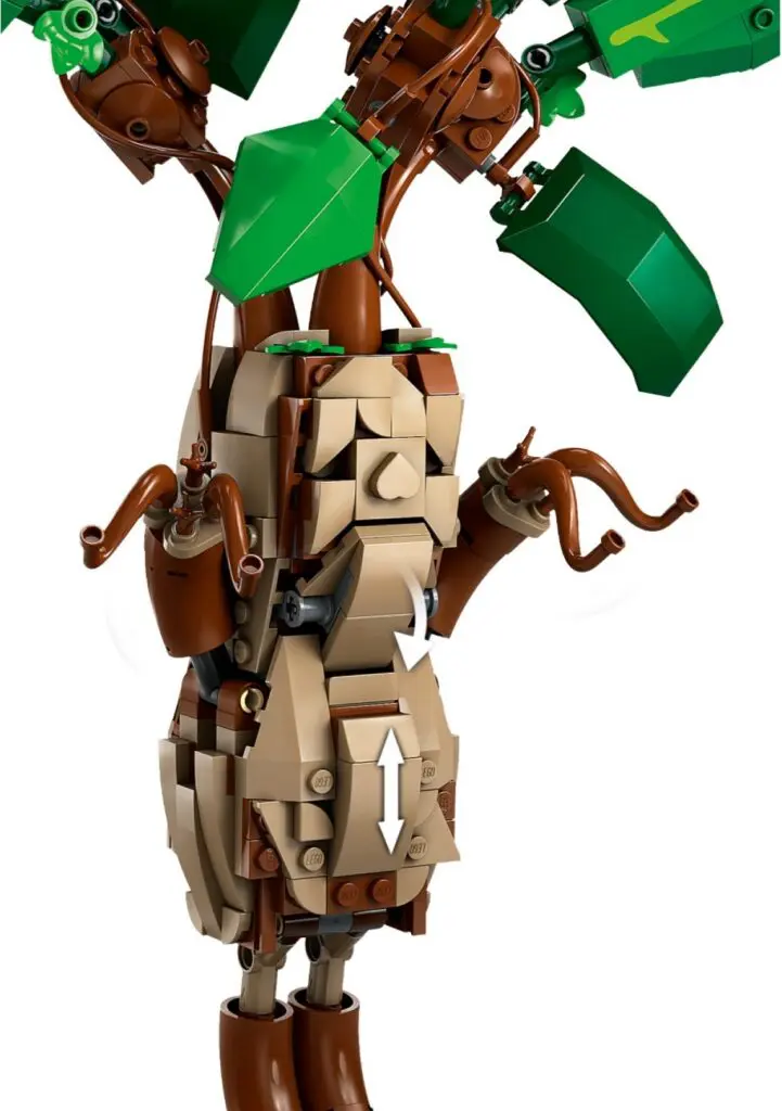 Detailed LEGO tree figure with branches
