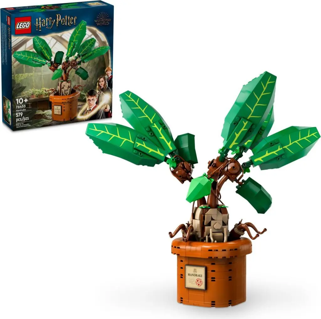 LEGO Mandrake plant with box
