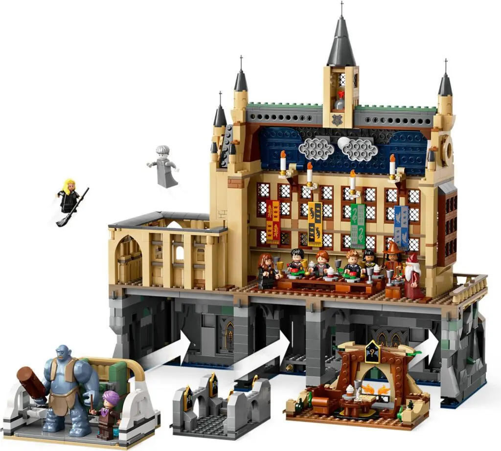 Detailed LEGO set with fantasy elements.