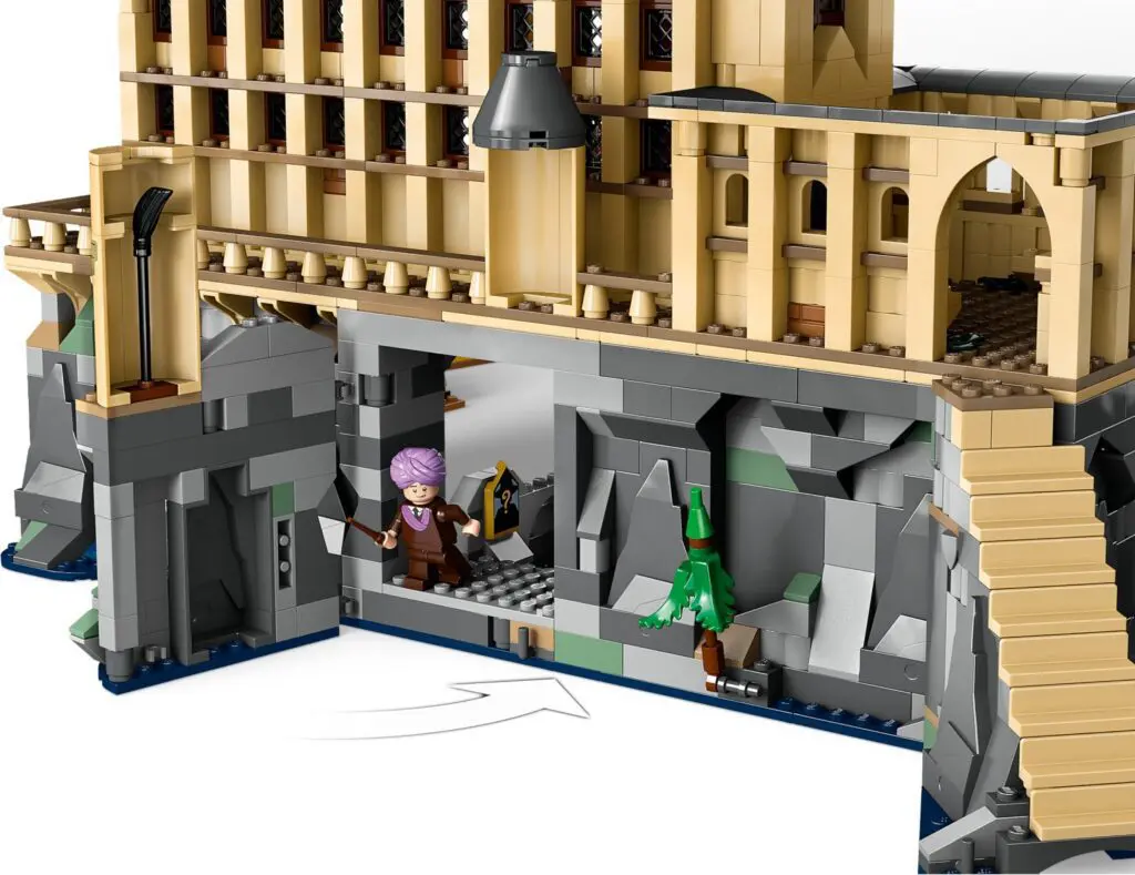 LEGO castle with hidden chamber
