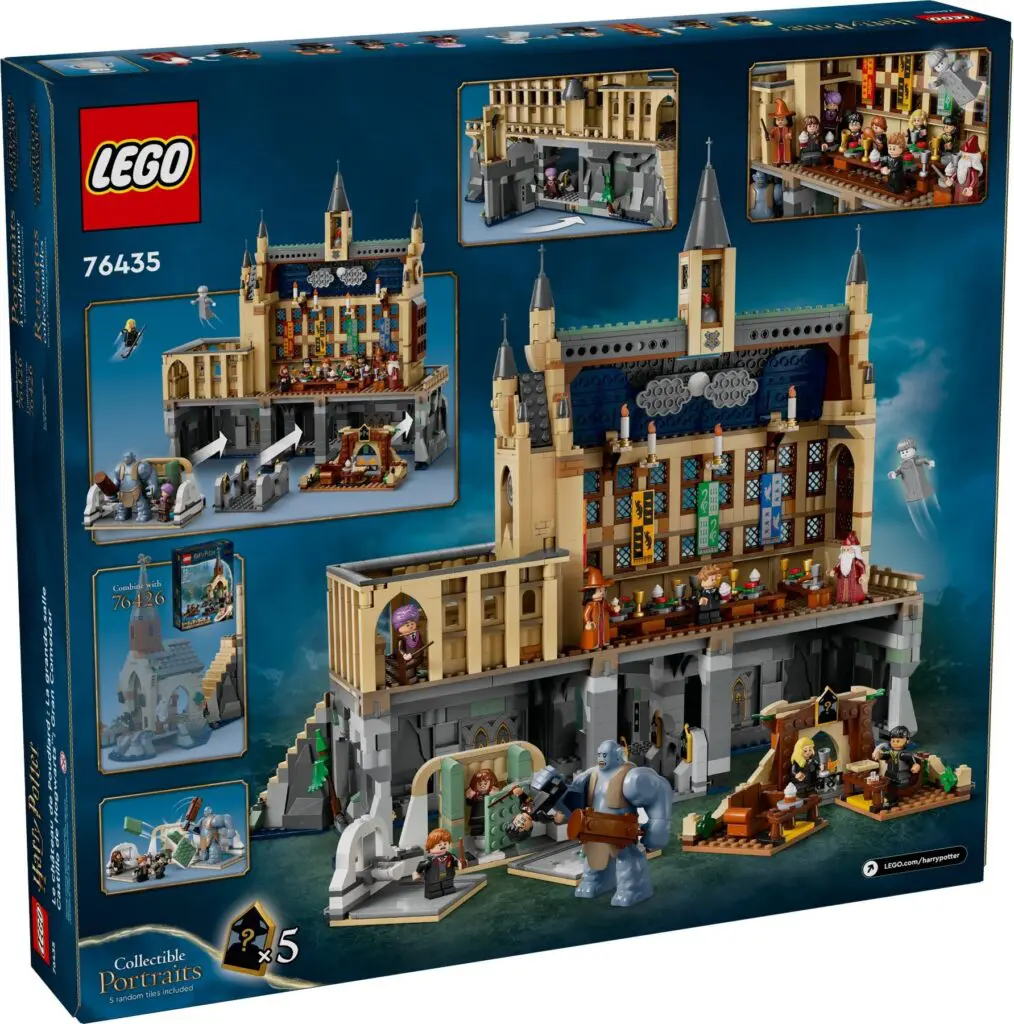 Hogwarts Castle LEGO with characters