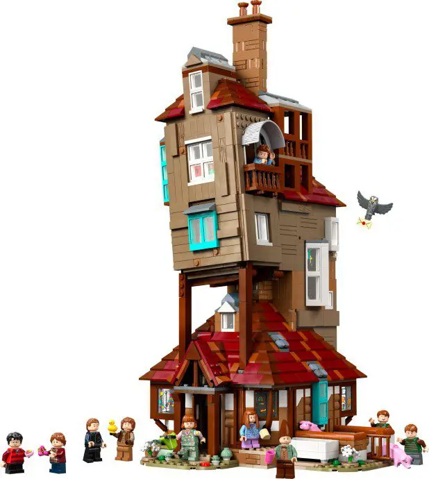 LEGO Burrow building with mini-figures