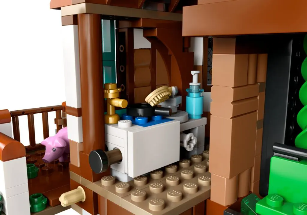LEGO kitchen sink and countertop
