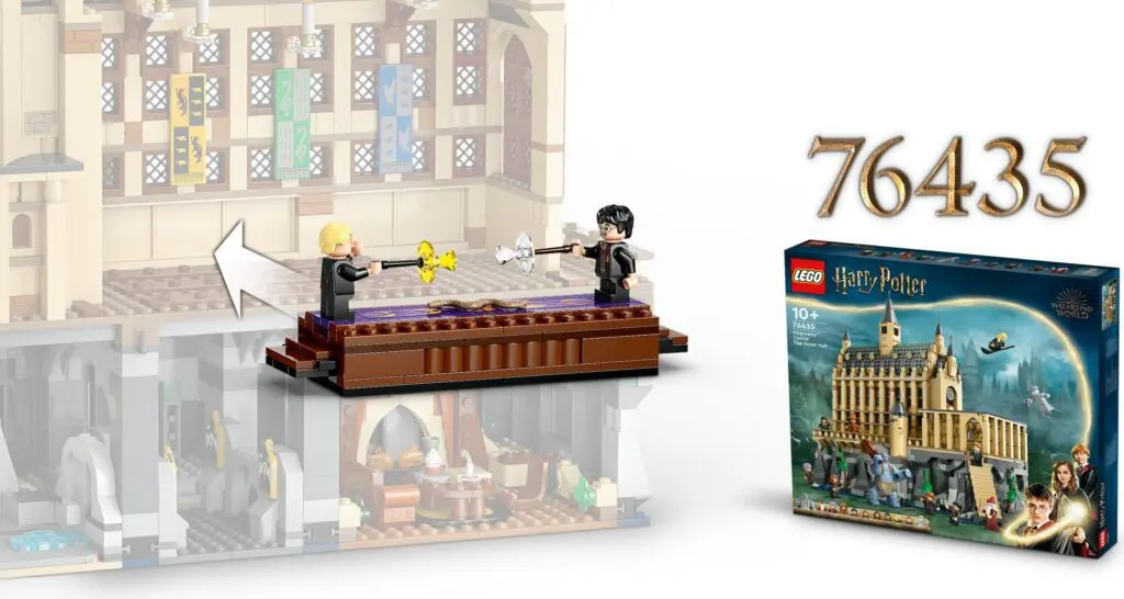 LEGO Harry Potter set with castle box