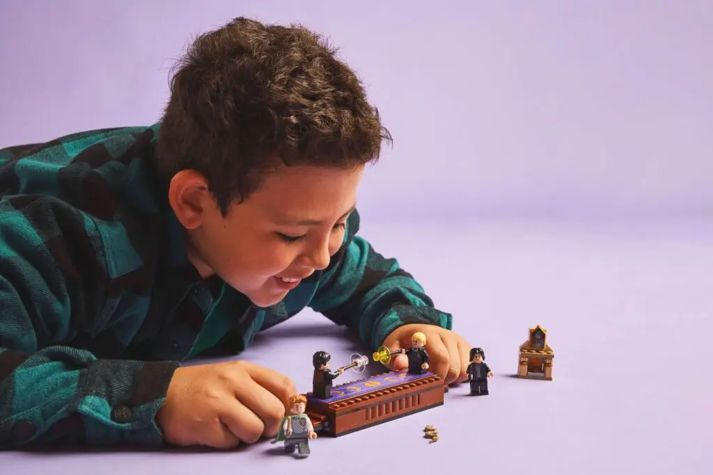 Kid enjoying creative playtime.