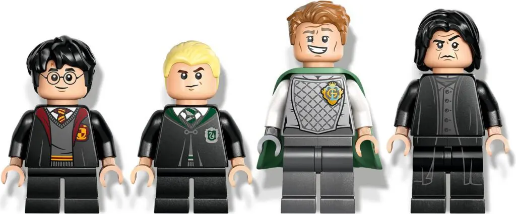 Toy figures in fantasy-themed outfits