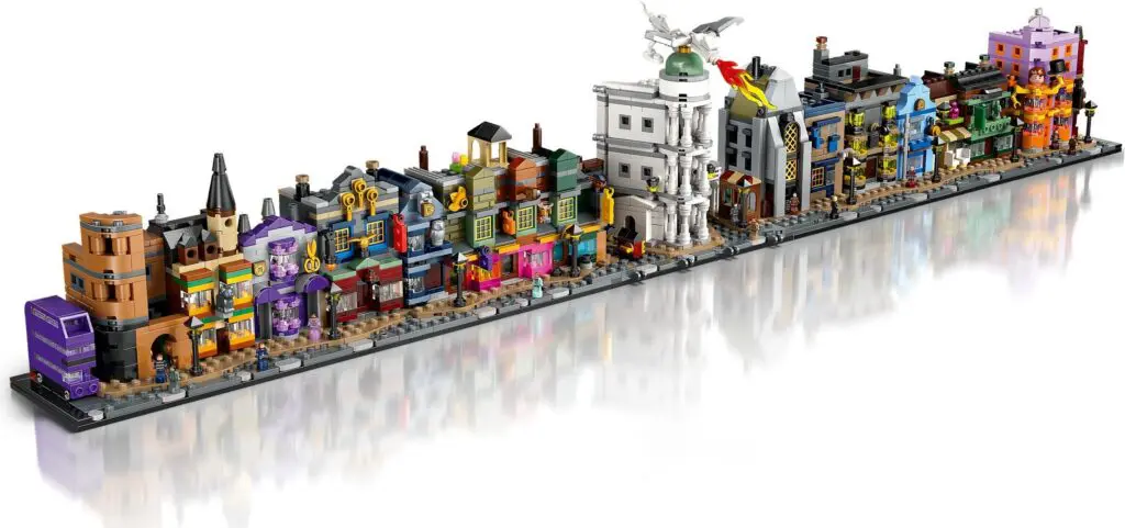 Detailed miniature cityscape with buildings