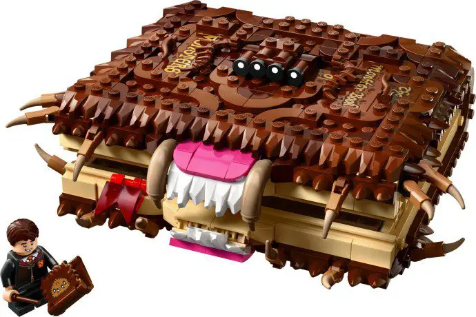 Lego set with furry book design