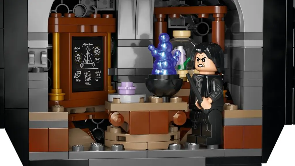 LEGO magic lab with mystical objects