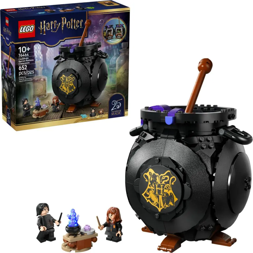 Harry Potter LEGO cauldron and mini-figures