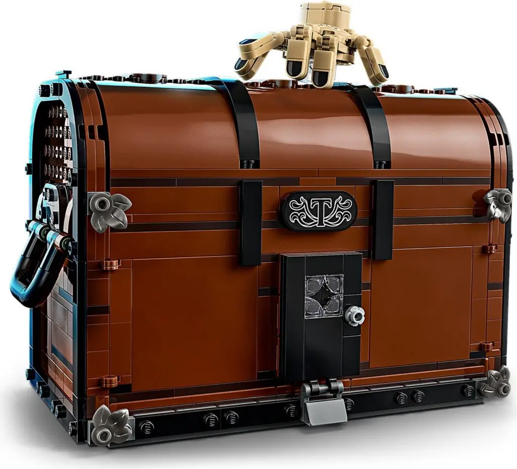 Brown LEGO pirate treasure chest replica