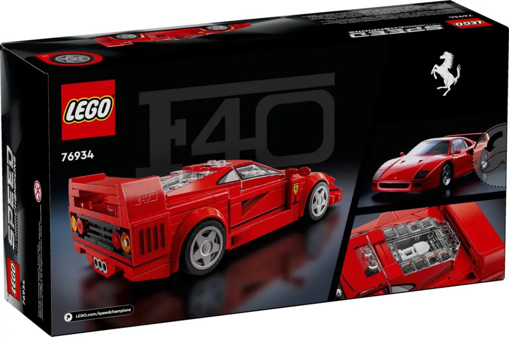 LEGO set featuring Ferrari F40