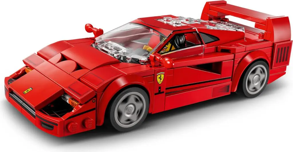Detailed LEGO Ferrari car replica