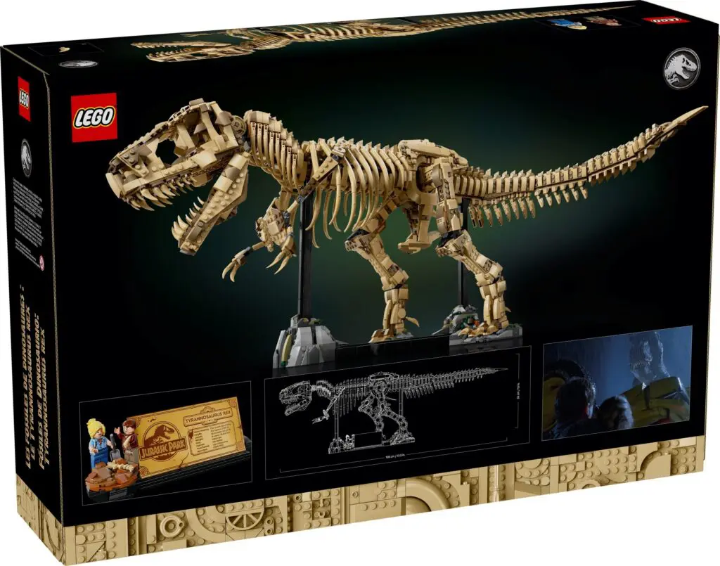 LEGO dinosaur fossil set box