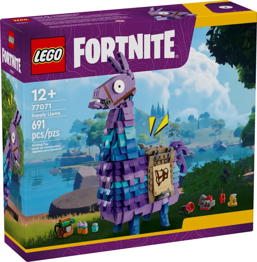 LEGO set with Fortnite llama design
