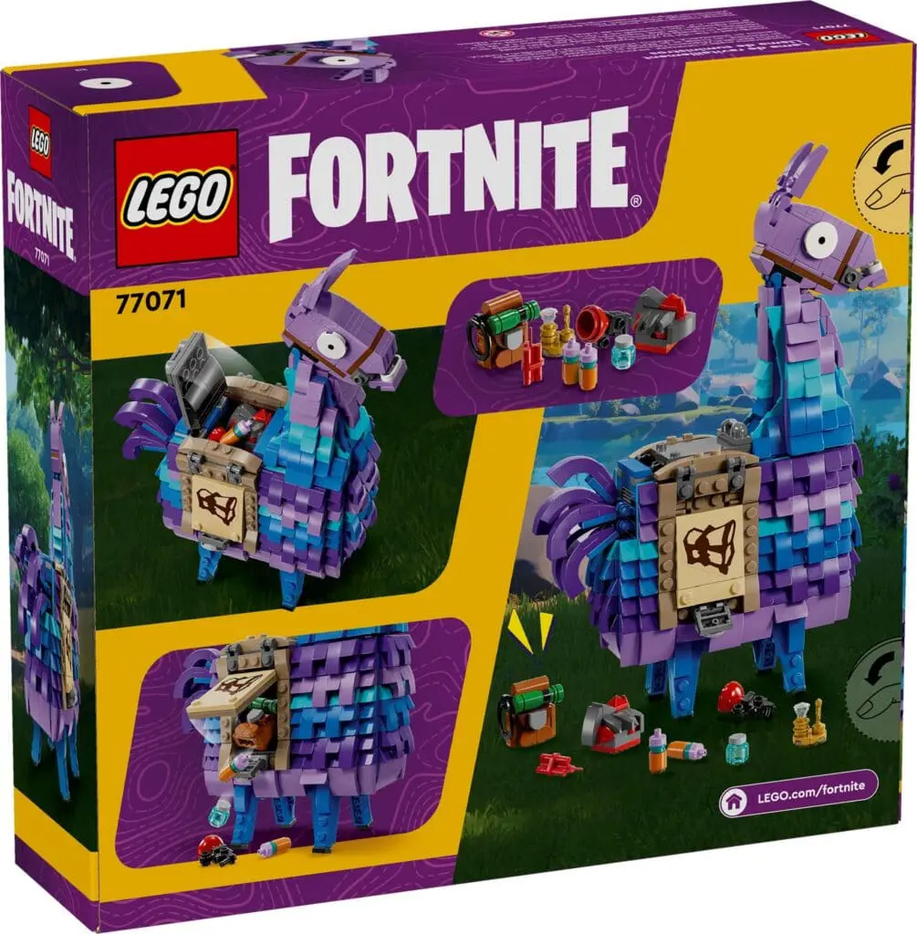 LEGO set featuring Fortnite loot llama
