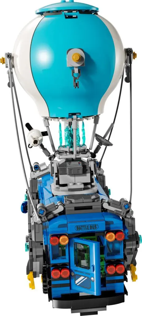 LEGO set with blue balloon