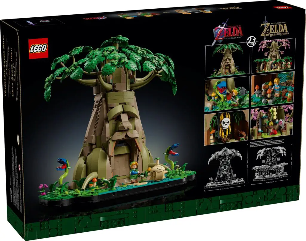 Zelda-themed Lego set packaging