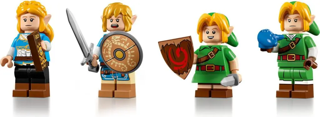 Lego figures of fantasy characters