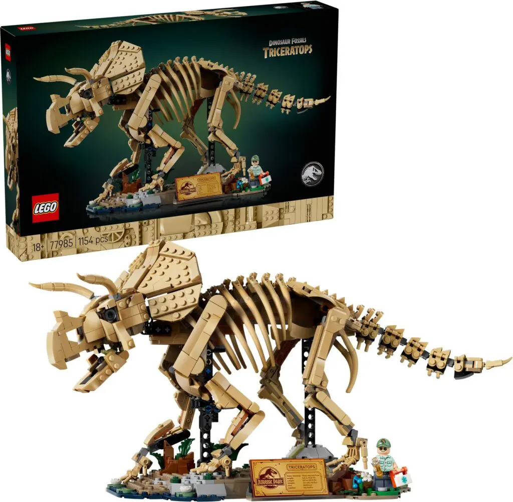 Triceratops LEGO set for adults