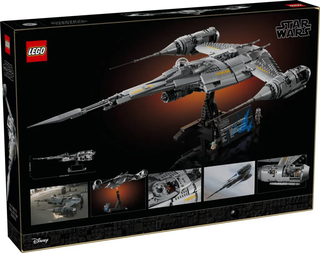 Star Wars LEGO spaceship packaging