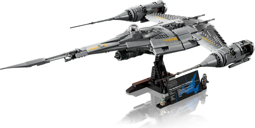 LEGO model of a futuristic spacecraft