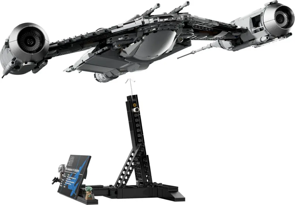 Star Wars LEGO set with stand