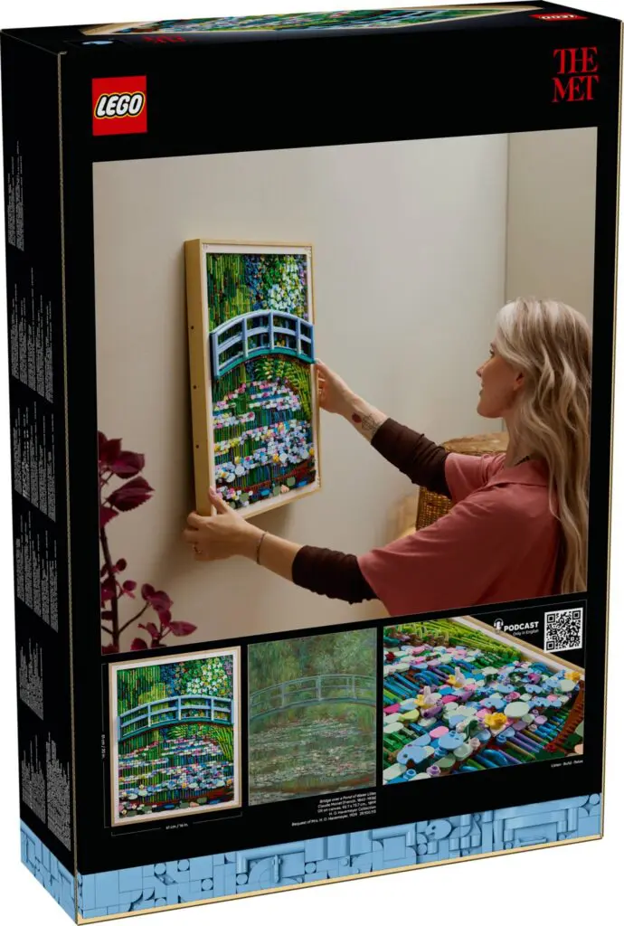 LEGO Met art kit in use