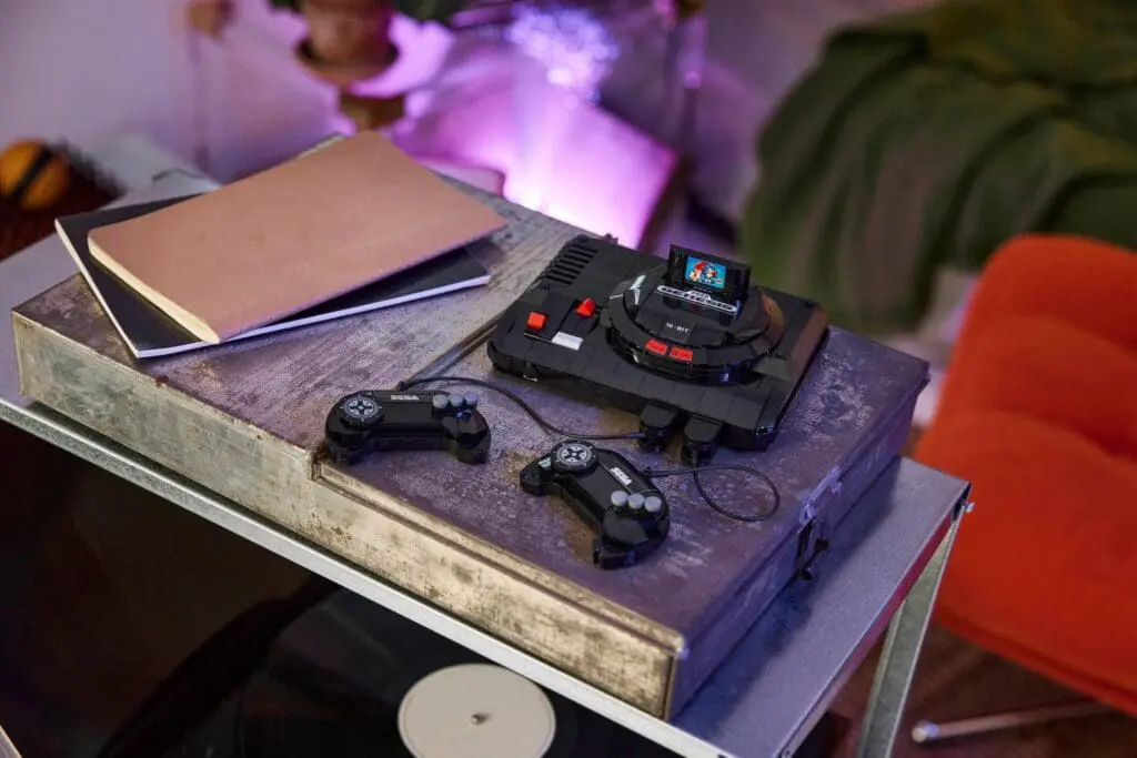 Vintage game setup with notebook