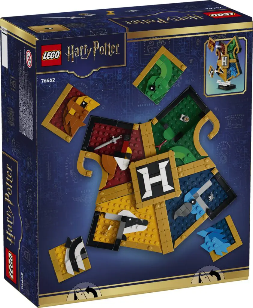 LEGO set featuring Hogwarts crest