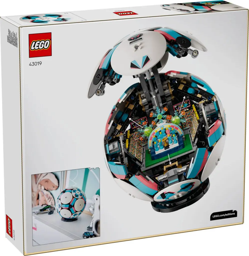 LEGO set with soccer stadium design
