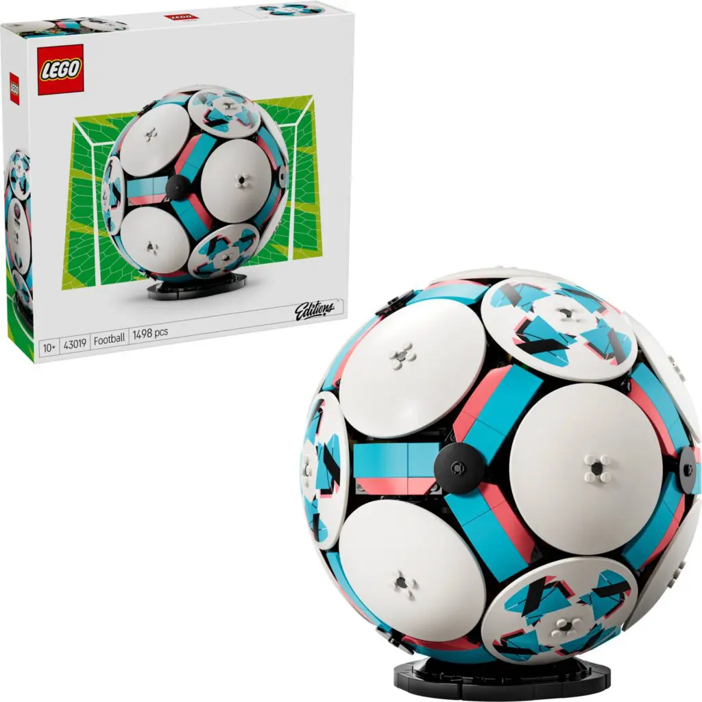 LEGO football set with packaging