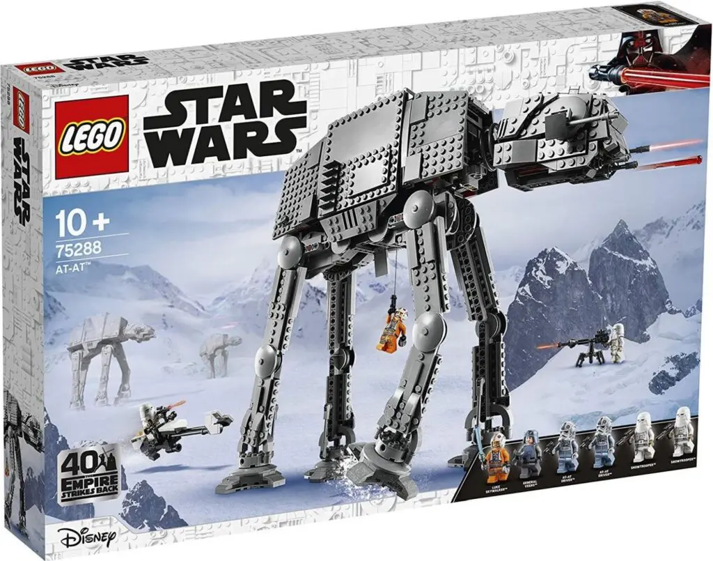 Star Wars LEGO set with AT-AT