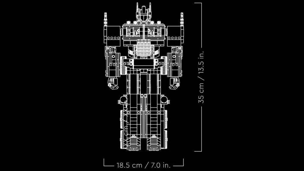 LEGO Icons Optimus Prime - view 11