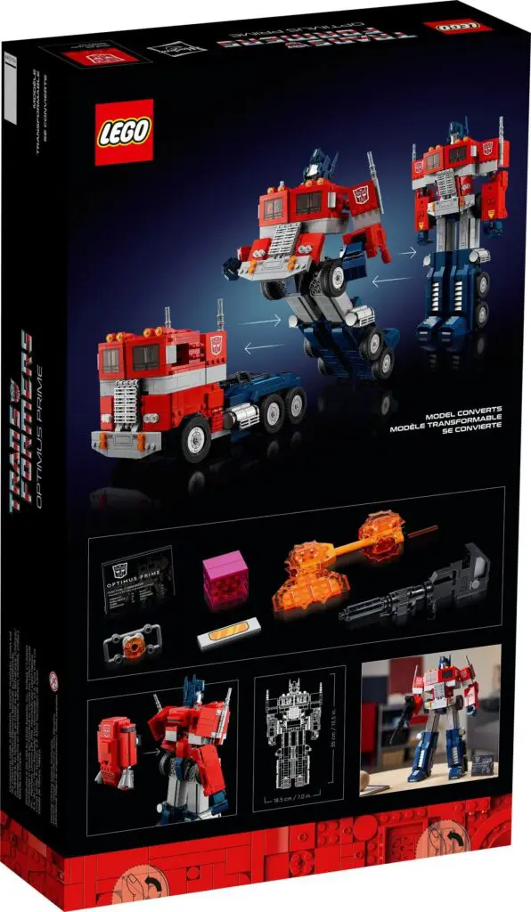 LEGO Icons Optimus Prime - view 12