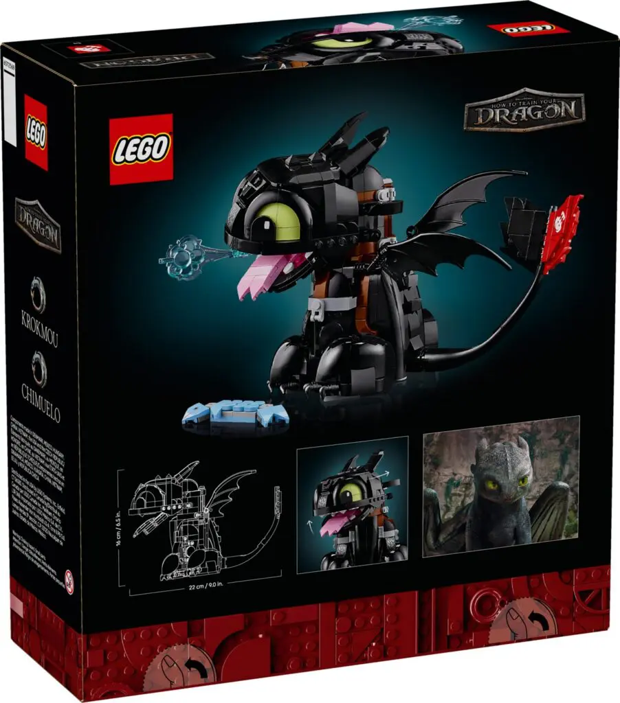 LEGO Icons How to Train Your Dragon: Toothless - view 2