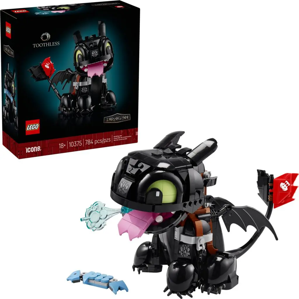 LEGO Icons How to Train Your Dragon: Toothless - view 3