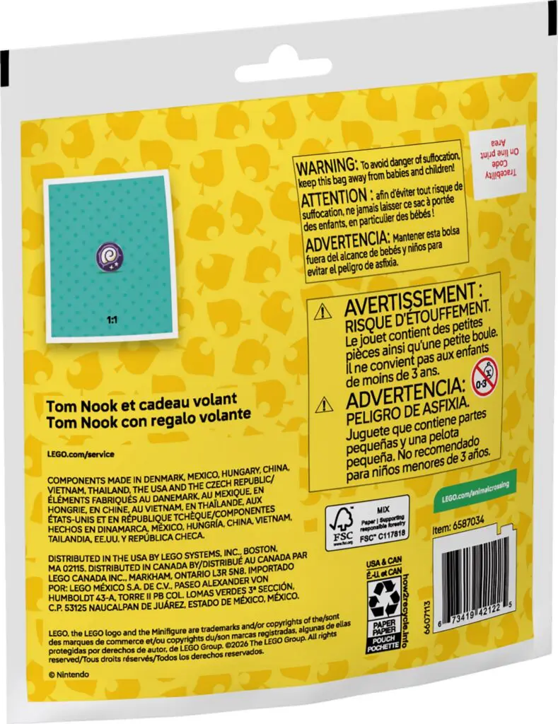 LEGO Animal Crossing Tom Nook and Flying Present - view 2