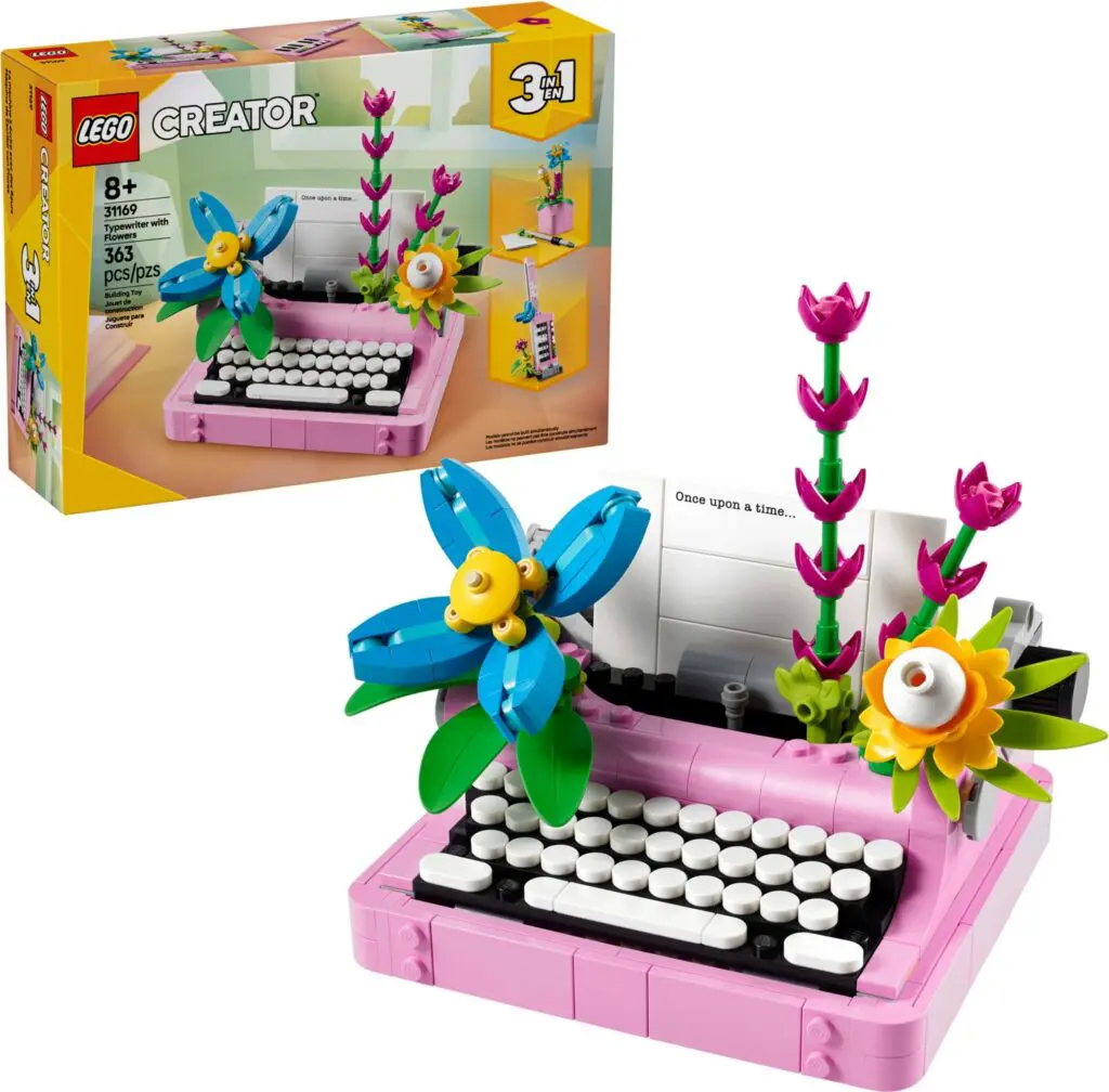 LEGO Creator Typewriter with Flowers - view 3